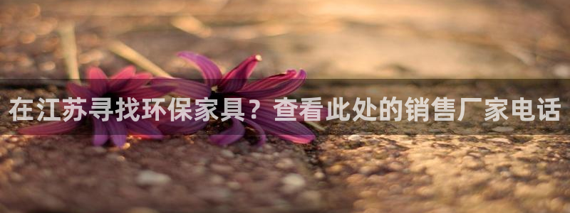 杏耀平台已注册入口：在江苏寻找环保家具？查看此处的销售厂家电
